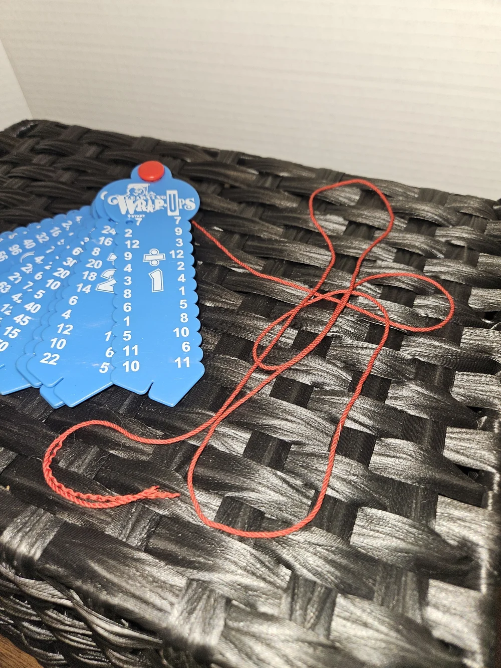 Wrap-Ups Math Practice Set - Blue Learning Cards with Red Cord